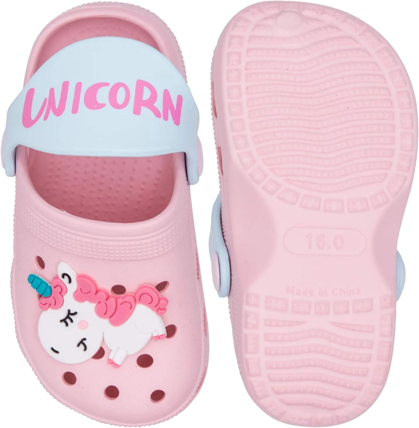 Toddler Little Kids Clogs Slippers Sandals, Non-Slip Girls Boys Clogs Slide Lightweight Garden Shoes Slip-on Beach Pool Shower Slippers