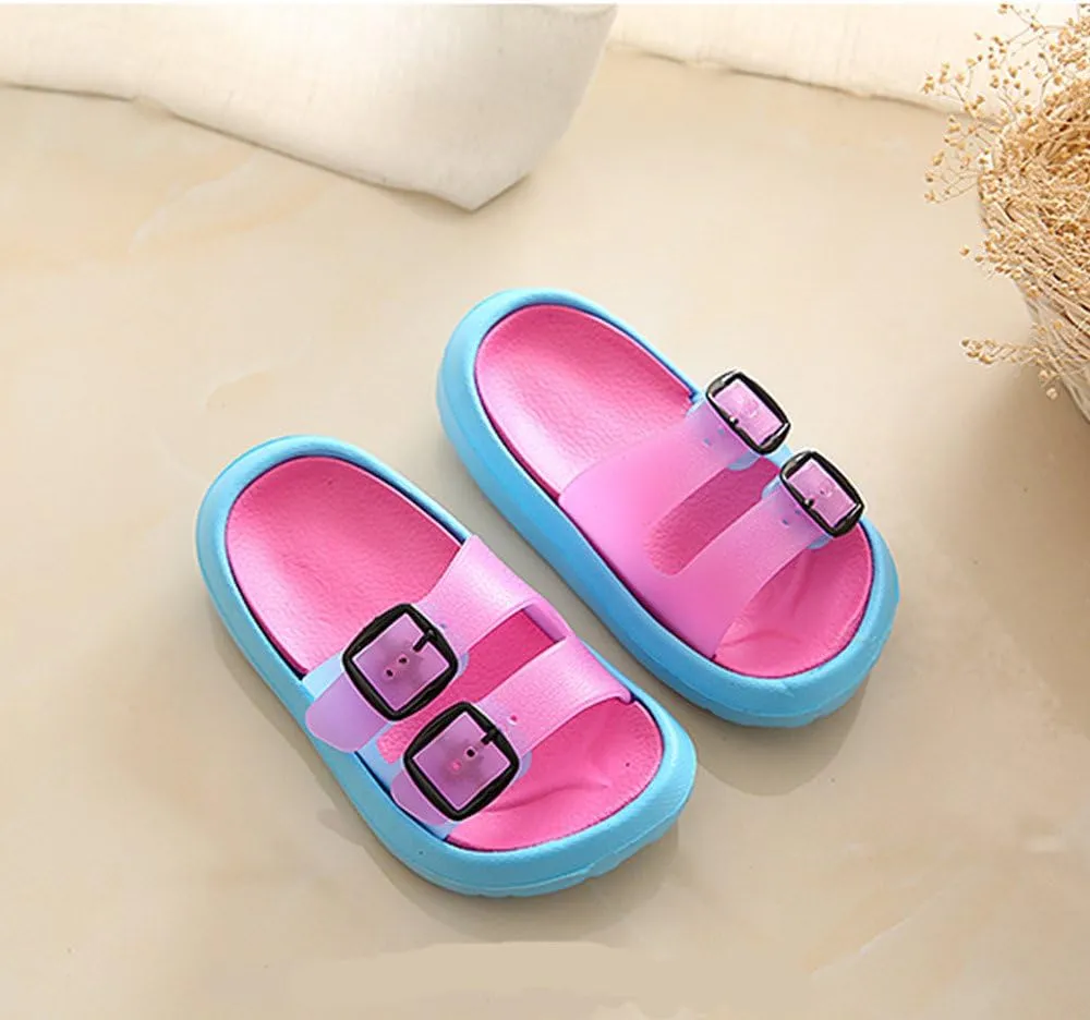 Toddler Little Kids Summer Sandals Non-Slip Boy Girl Slide Lightweight Beach Water Shoes Shower Pool Slippers