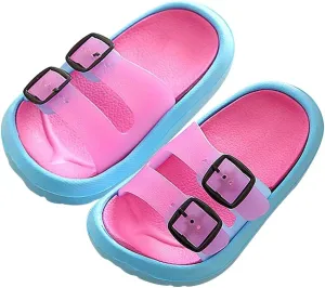 Toddler Little Kids Summer Sandals Non-Slip Boy Girl Slide Lightweight Beach Water Shoes Shower Pool Slippers