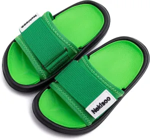 Toddler Little Kids Summer Sandals Non-Slip Boy Girl Slide Lightweight Beach Water Shoes Shower Pool Slippers