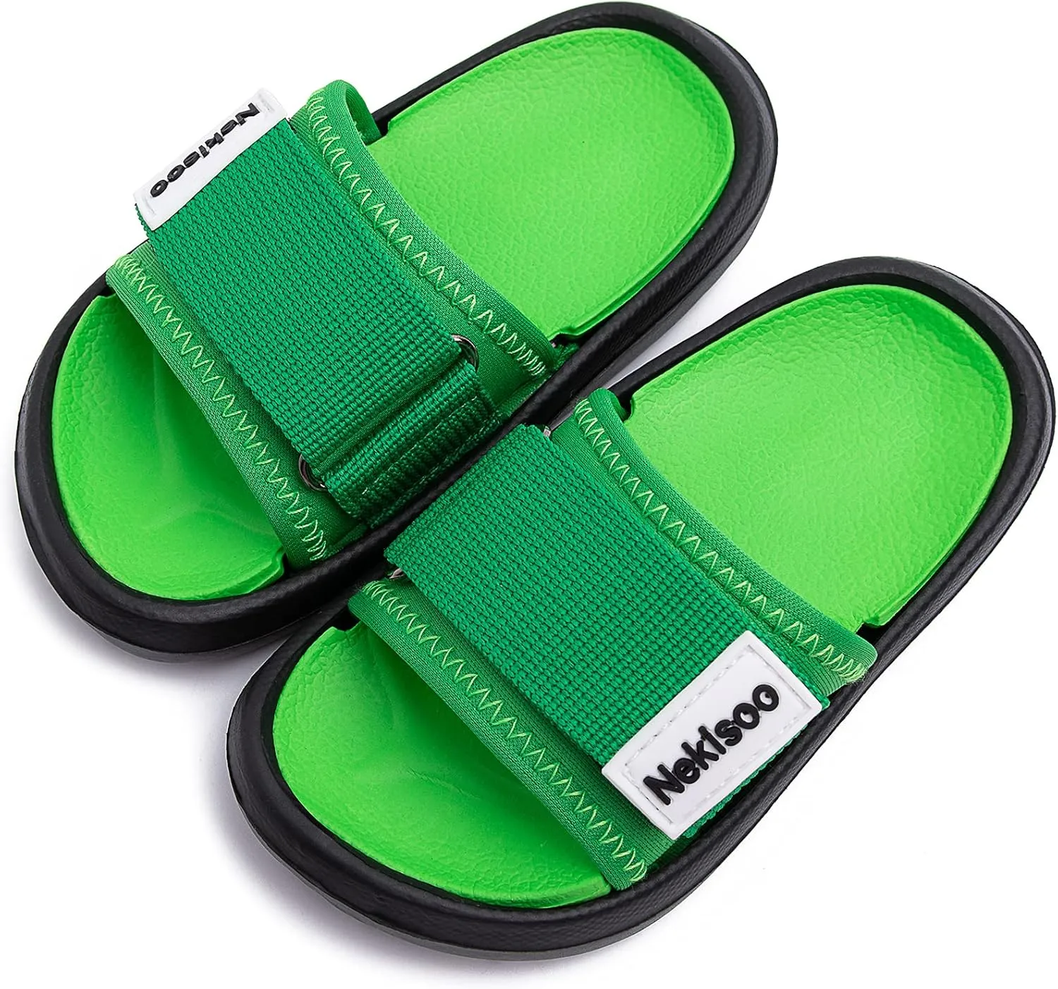 Toddler Little Kids Summer Sandals Non-Slip Boy Girl Slide Lightweight Beach Water Shoes Shower Pool Slippers