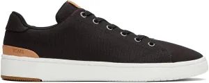 TOMS Mens Travel Lite Low Lace Up Sneakers Shoes Casual - Black