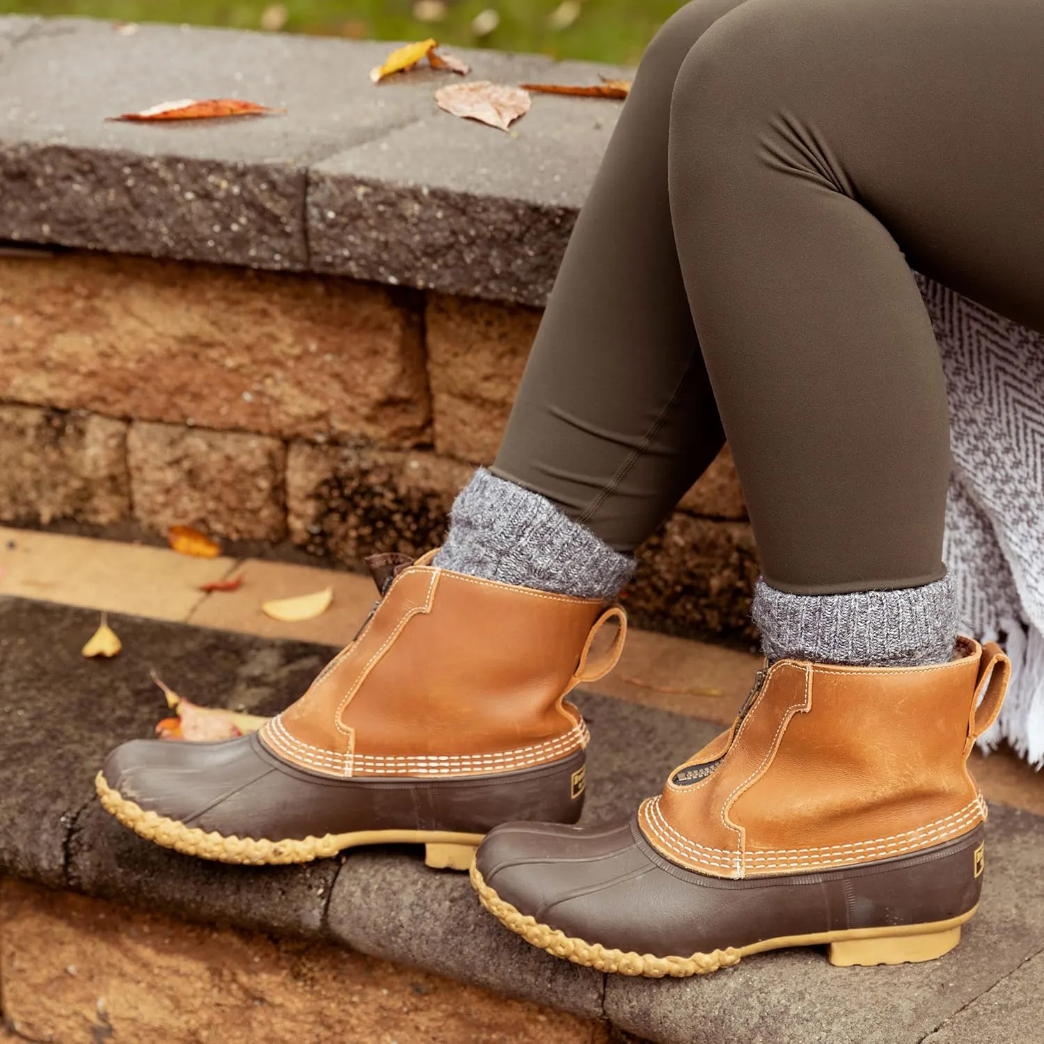 Tough Land Slipper Socks for Women with Grippers Non Slip, Sherpa Lined Slipper Socks