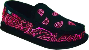 Unisex-Adult KS-002E Embroidery Bandana Paisley Slippers Shoes