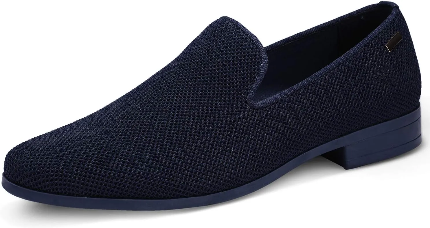 UUBARIS Mens Dress Loafers Tuxedo Suit Slip on Shoes