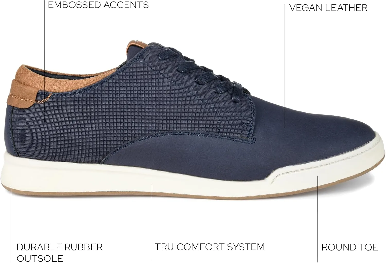Vance Co. Men's Aydon-blu-080 Casual and Fashion Sneakers