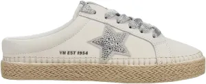 Vintage Havana Womens Melody Rhinestone Slip On Mule Sneakers Shoes Casual - Off White