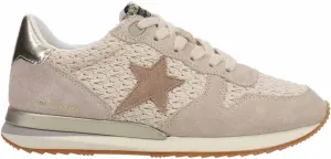 Vintage Havana Womens Rock Metallic Slip On Sneakers Shoes Casual - Beige