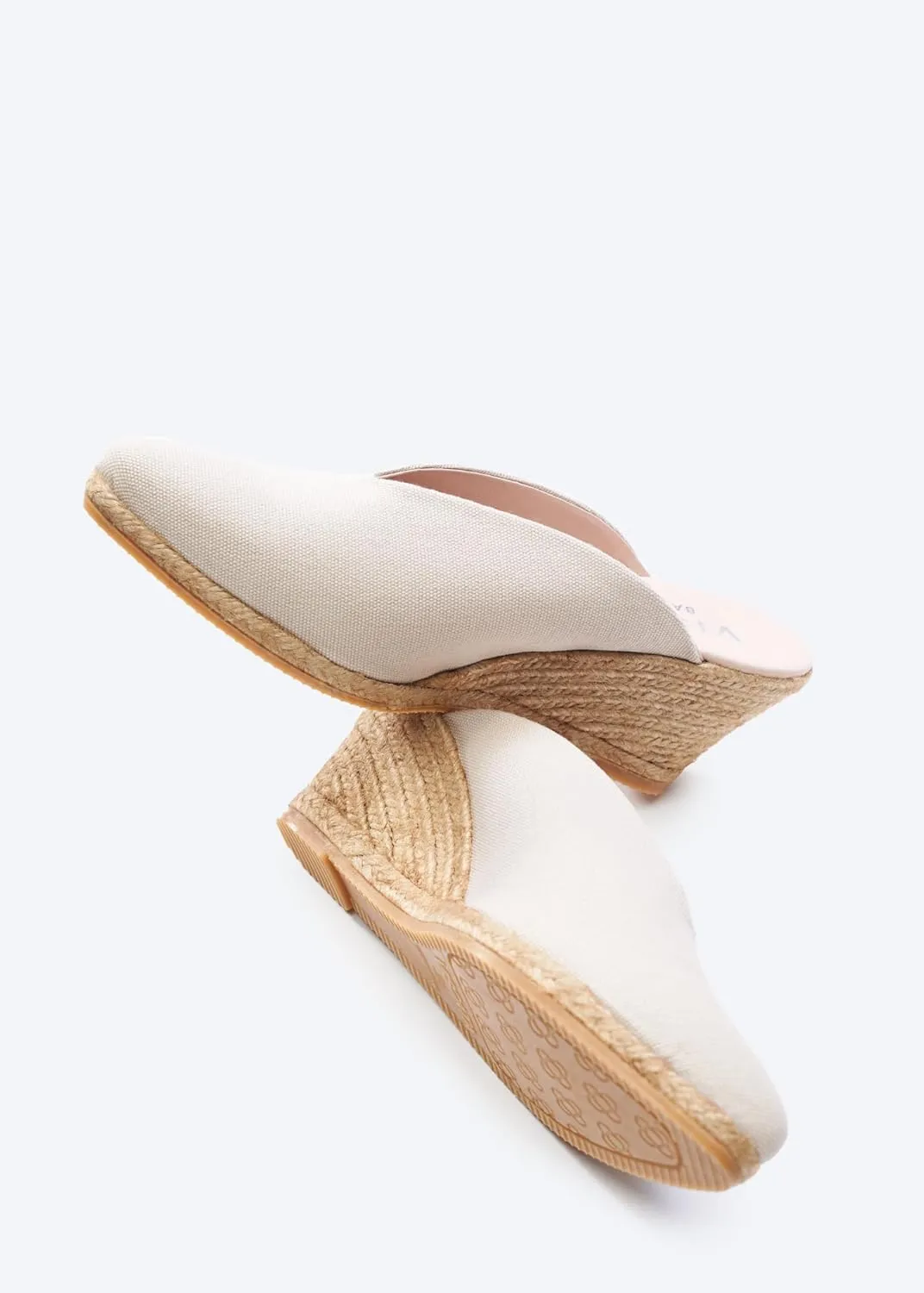 VISCATA Truja Women's Mule Espadrille Canvas Slip On