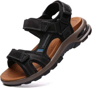 visionreast Mens Athletic Sandals Open Toe Hiking Outdoor Non-slip Sandals Air Cushion Sport Casual Beach Sandals