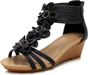 Wedge Sandals for Women Dressy Casual Summer Cute Comfy Wedges Heels Beach Sandal