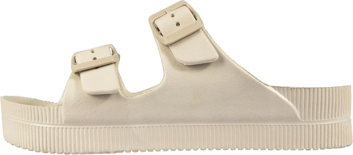 Weweya Arch Support Womens Sandals - Platform Recovery Sandals for Women - Adjustable Buckle Sandals