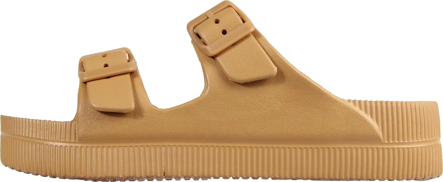 Weweya Arch Support Womens Sandals - Platform Recovery Sandals for Women - Adjustable Buckle Sandals