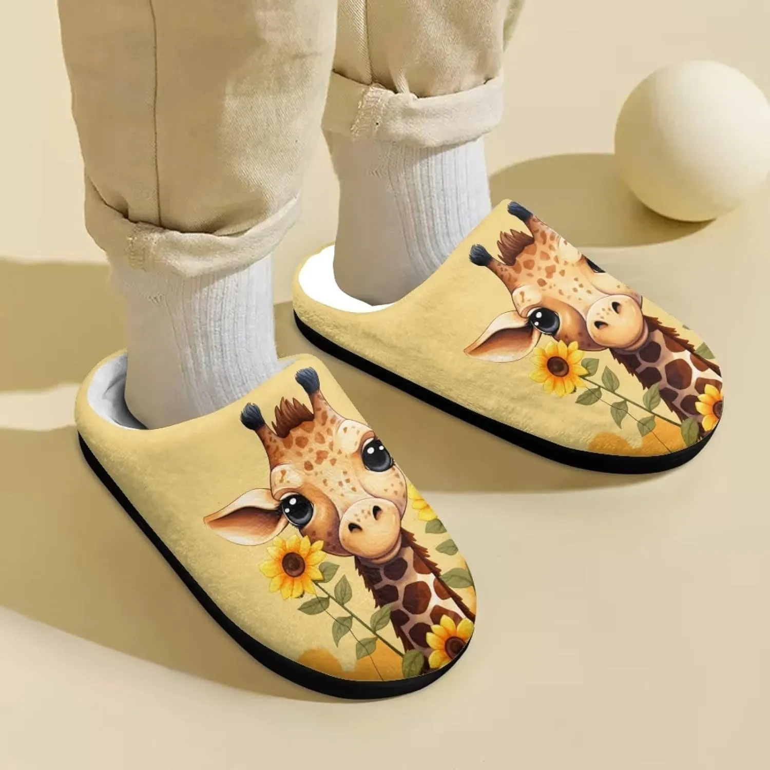 Winter Warm Slipper for Kids Girls Boys Comfy Home House Shoes Size 9-14.5
