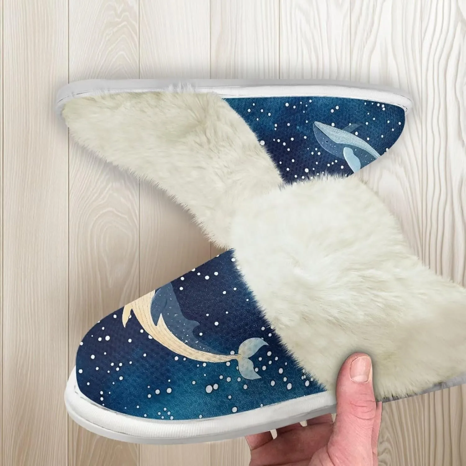 Women Men Slipper Fuzzy Slippers Lightweight House Slipper Non-slip Casual Slippers Indoor Shoes