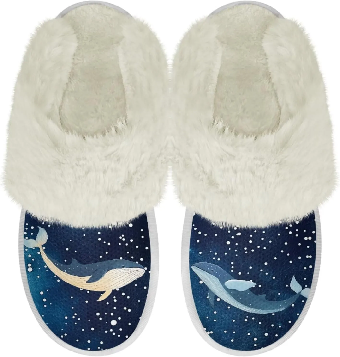 Women Men Slipper Fuzzy Slippers Lightweight House Slipper Non-slip Casual Slippers Indoor Shoes