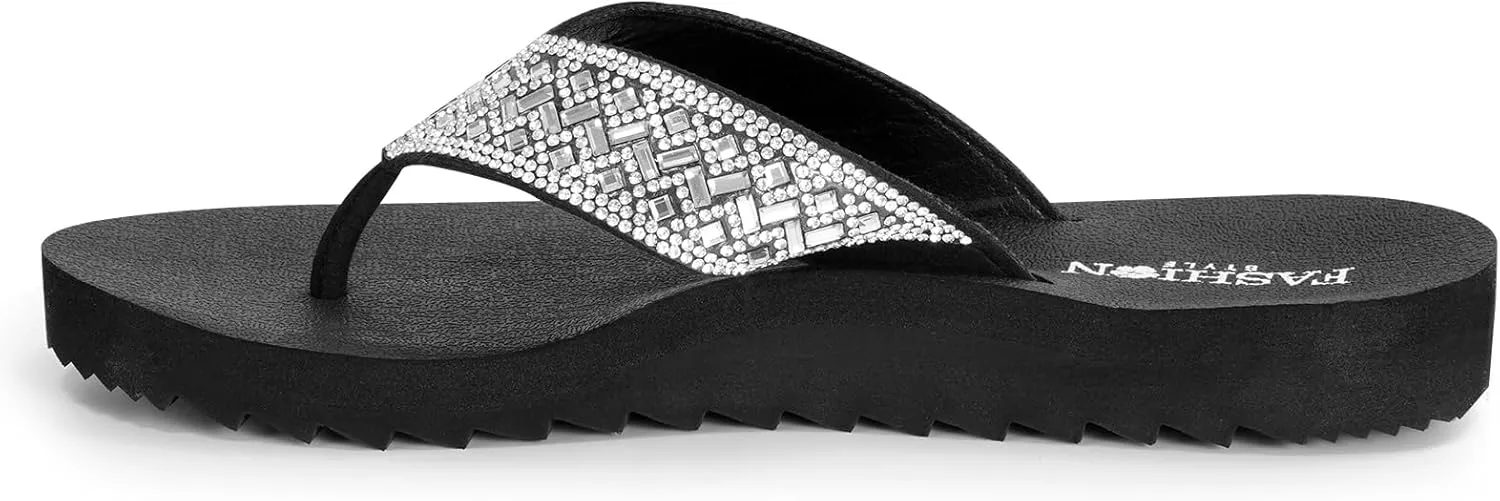 Women's Cushion Flip-Flops Orthotic Comfortable Yoga Mat Thong Sandals With Arch Support
