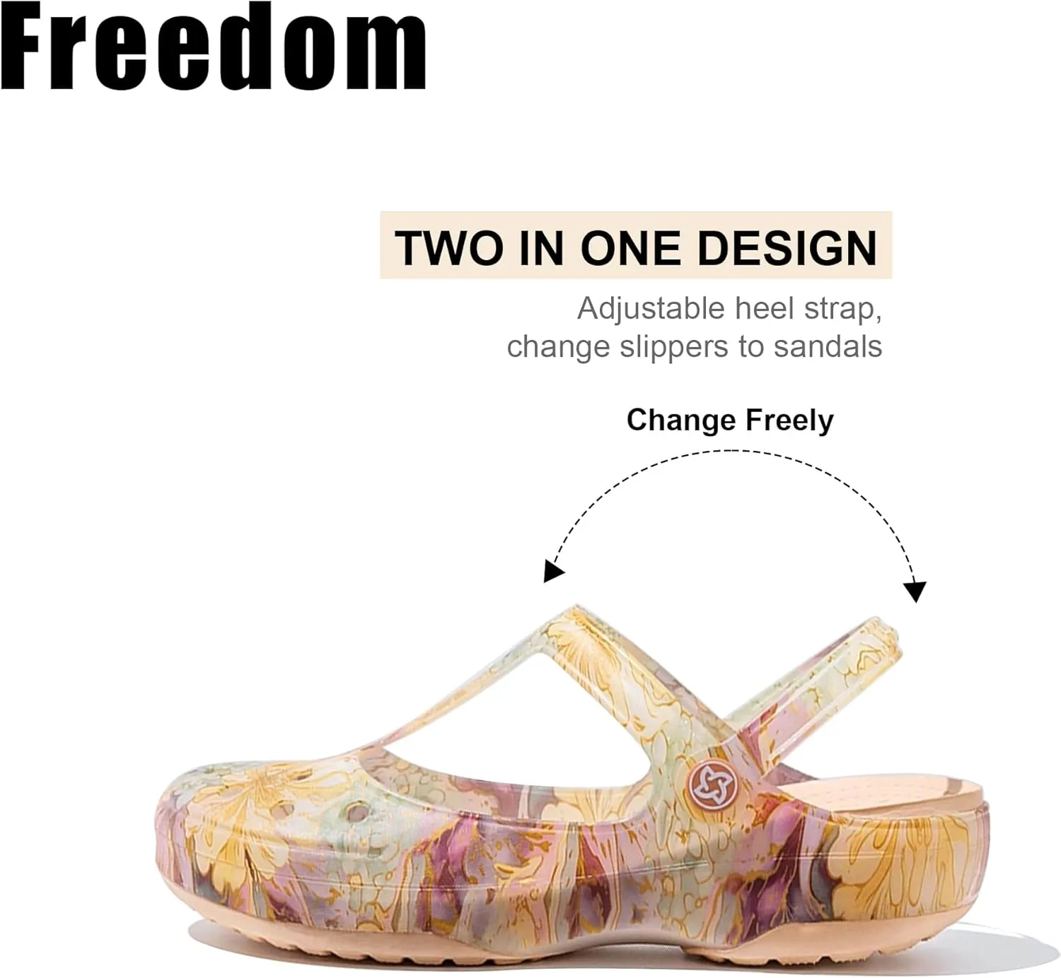 Women's Garden Clogs, Non Slip Platform Mules and Clogs Jelly Hole Shoes