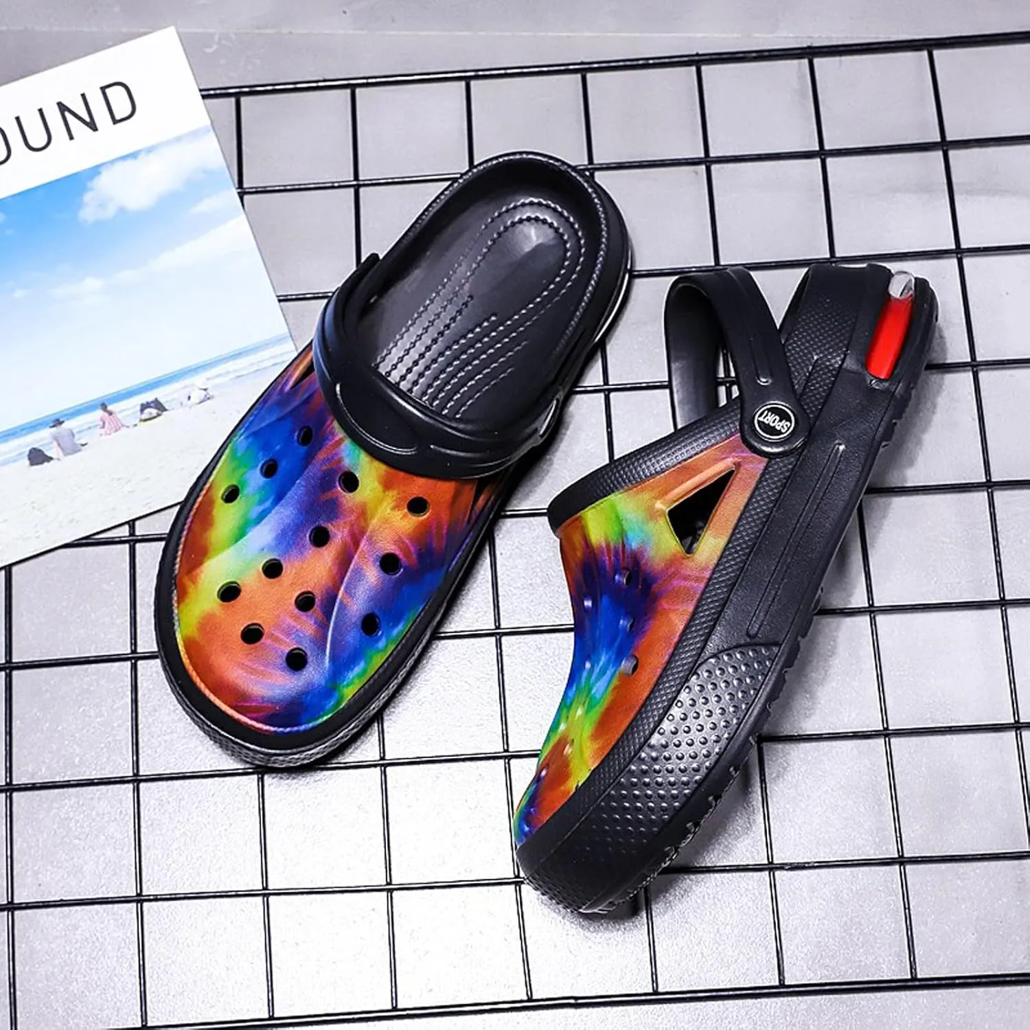 Women's Garden Clogs Shoes Casual Slipper Beach Sandals Anti-Slip Pool Water Shoes Home Slippers Summer Footwear