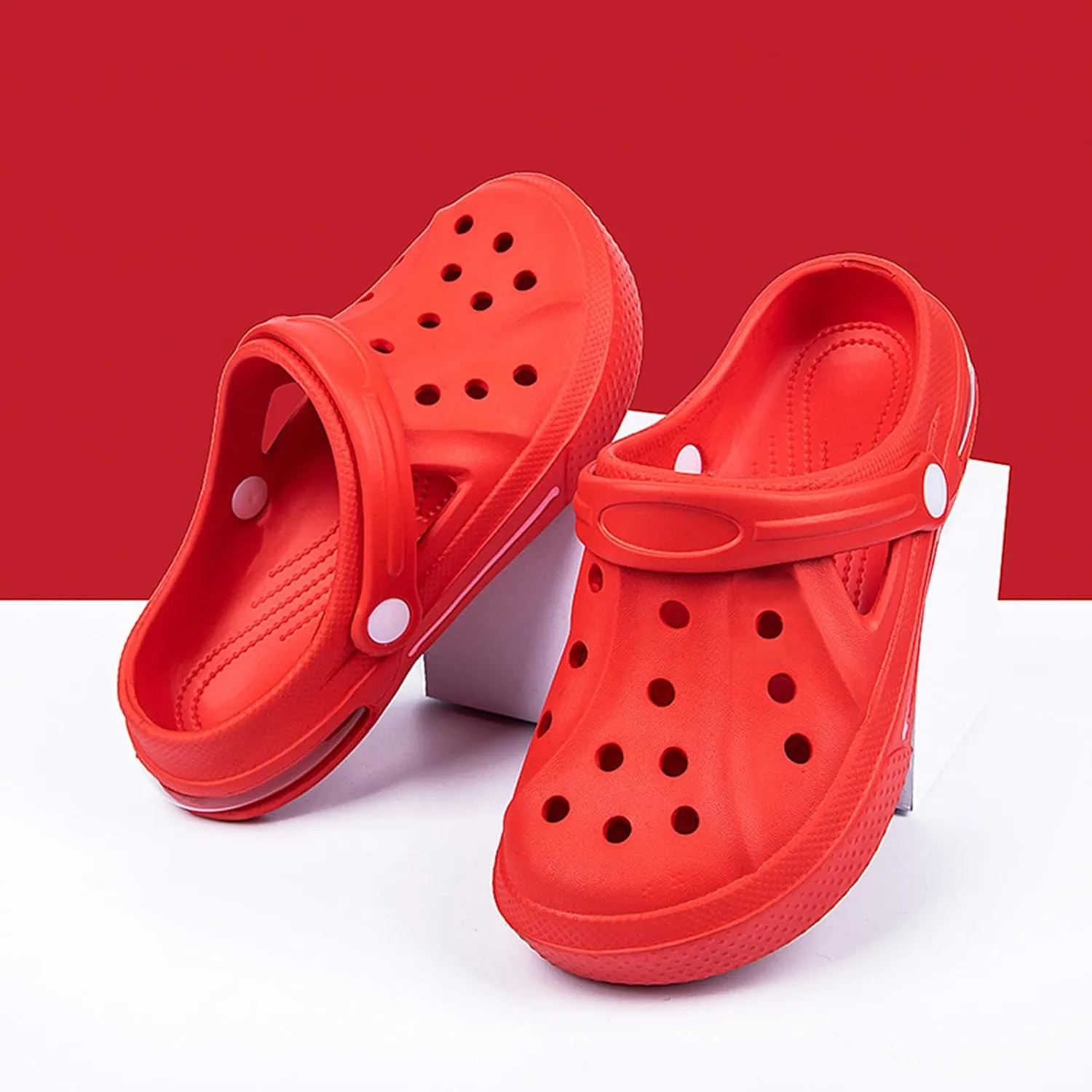Women's Garden Clogs Shoes Casual Slipper Beach Sandals Anti-Slip Pool Water Shoes Home Slippers Summer Footwear