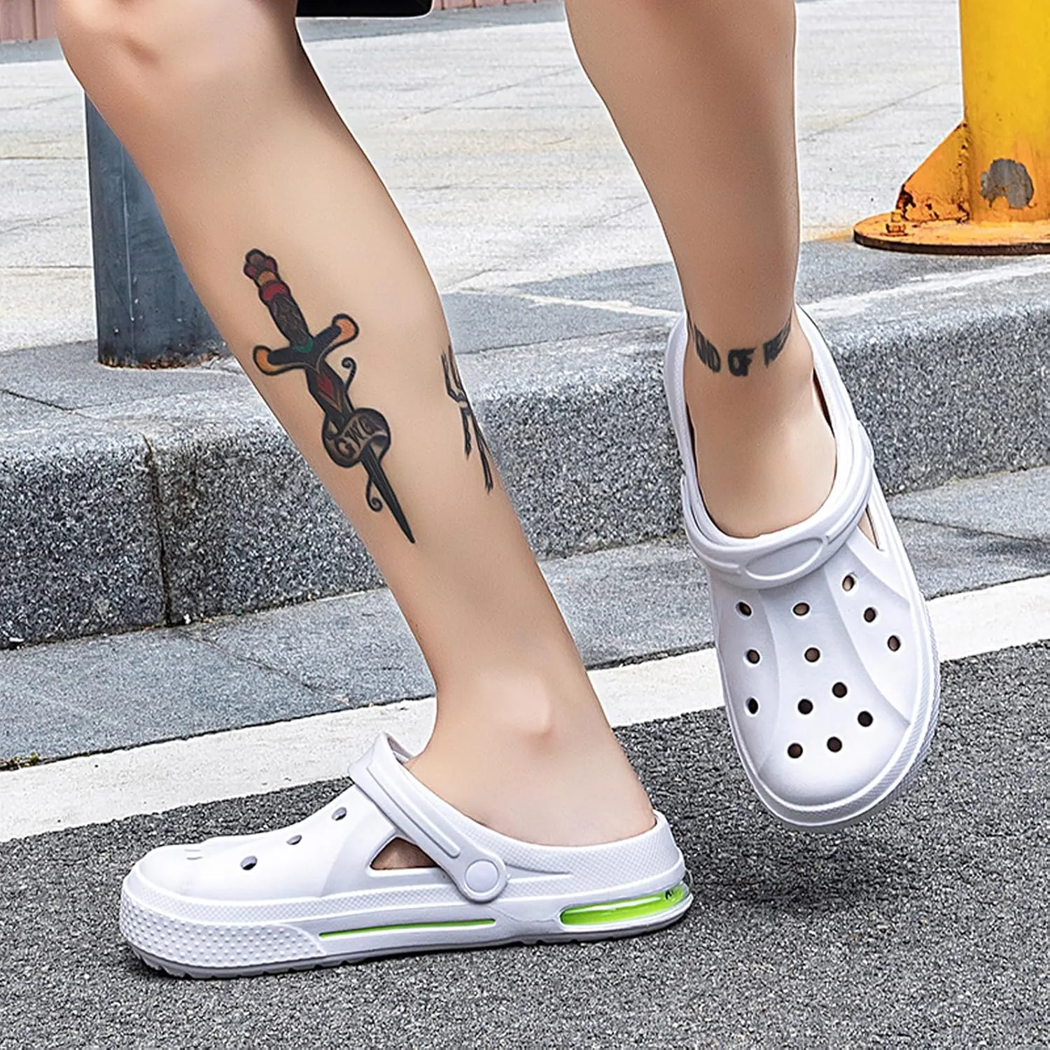 Women's Garden Clogs Shoes Casual Slipper Beach Sandals Anti-Slip Pool Water Shoes Home Slippers Summer Footwear