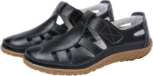 Womens Hollow Loafers Breathable Comfortable Flats Slip on Sandals Summer Casual Slip-On Shoes for Walking