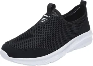 Women's Lightweight Slip On Walking Running Shoes Non Slip Work Shoes Women Comfortable Women's Shoes Casual Wedge Sneakers Slip On Tennis Shoe Loafers Casual Slip On