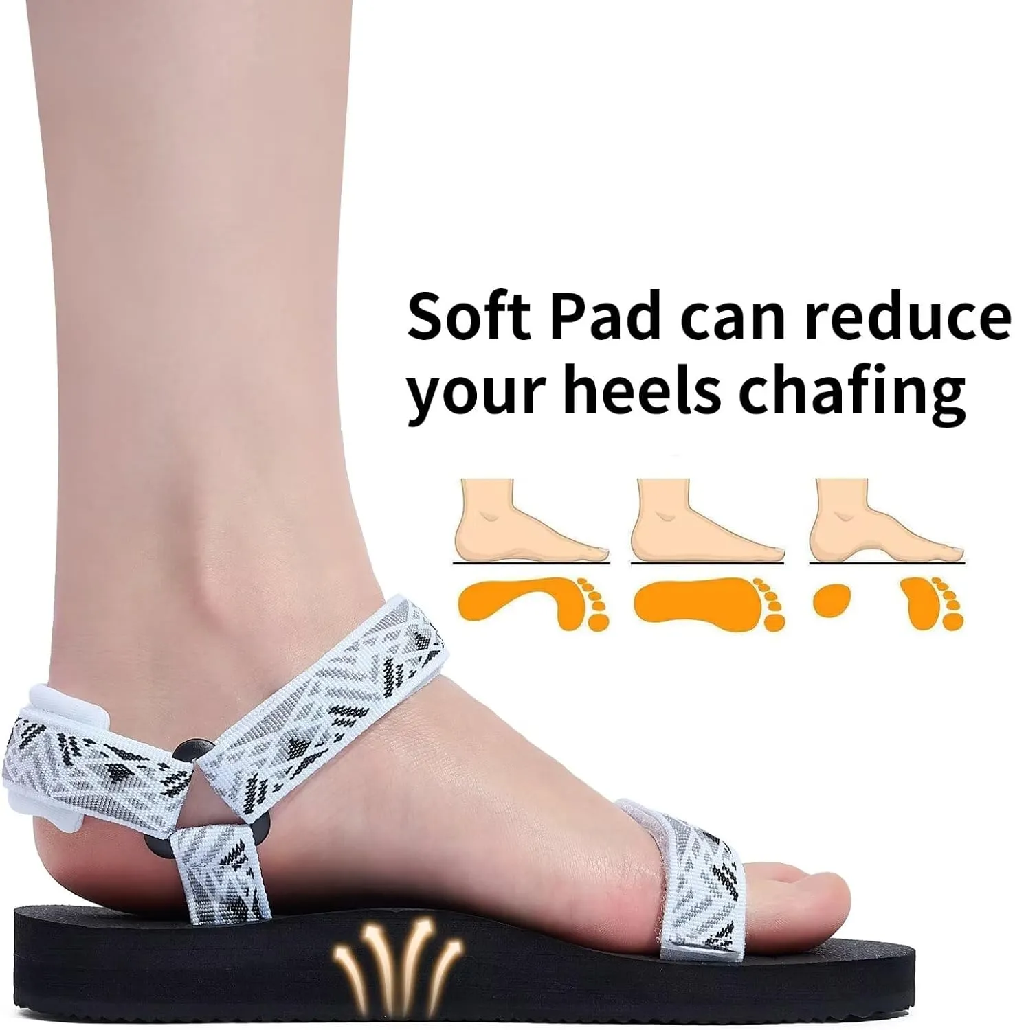 Women's Original Sport Sandals Hiking Sandals with Arch Support Yoga Mat Insole Light Weight Outdoor Water Shoes