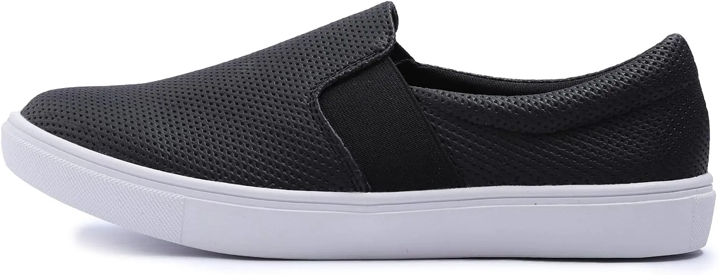 Women's Sparkly Fashion Sneaker Casual Flat Glimmer Slip On
