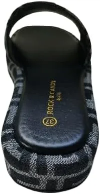 Women'S Thick Soled Slippers, Casual And Comfortable, With Fabric Edging, Summer Slippers