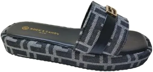 Women'S Thick Soled Slippers, Casual And Comfortable, With Fabric Edging, Summer Slippers
