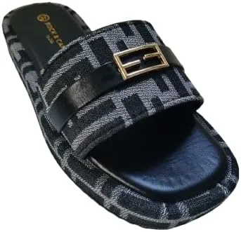 Women'S Thick Soled Slippers, Casual And Comfortable, With Fabric Edging, Summer Slippers