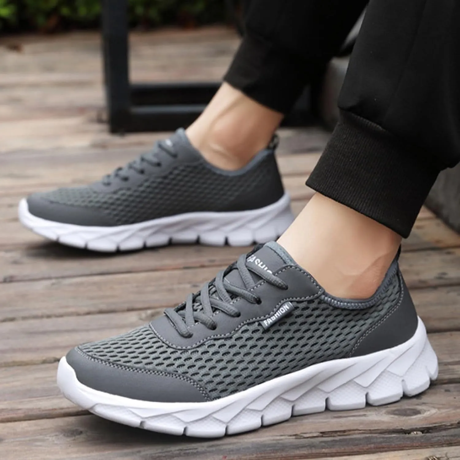 Workout Athletic Sport Shoes for Men Breathable Casual Comfortable Walking Sneaker Men's Business Casual Shoes