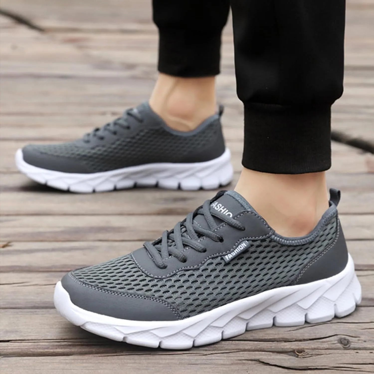 Workout Athletic Sport Shoes for Men Breathable Casual Comfortable Walking Sneaker Men's Business Casual Shoes