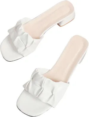 Woven Flats for Women Braided Flat Sandal Fashion Open Toe Slip On Slides Strappy Beach Sandals Slippers Summer Shoes