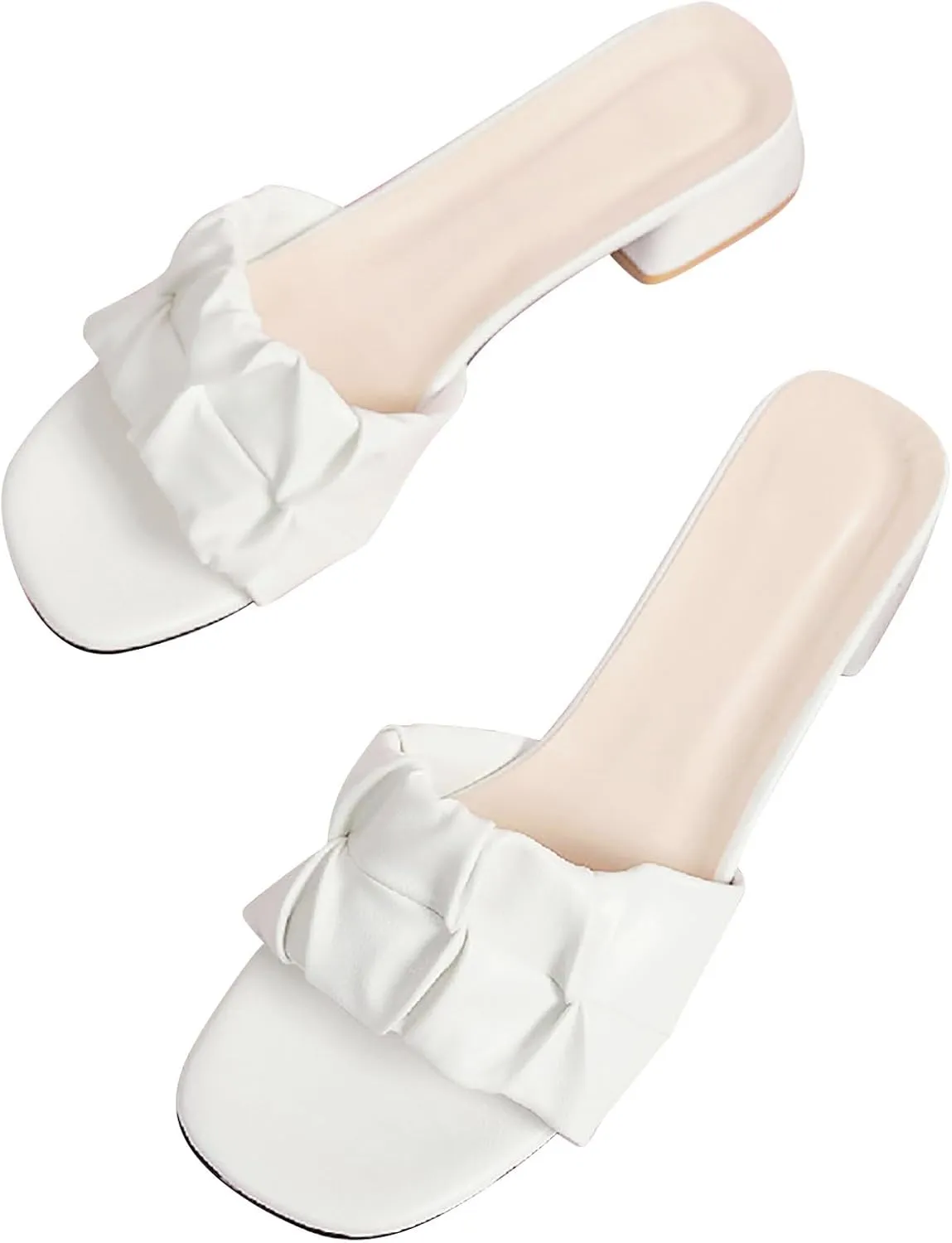 Woven Flats for Women Braided Flat Sandal Fashion Open Toe Slip On Slides Strappy Beach Sandals Slippers Summer Shoes