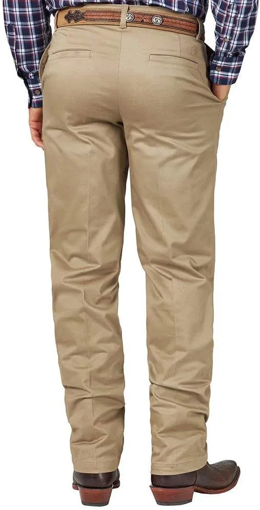 Wrangler Men's Casuals Black Flat Front Pants
