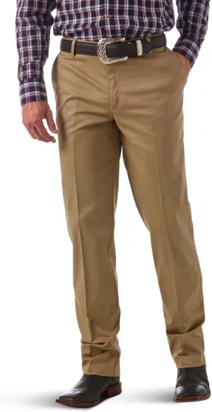 Wrangler Men's Casuals Black Flat Front Pants