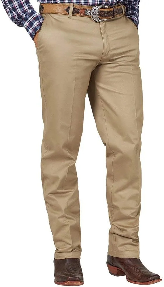 Wrangler Men's Casuals Black Flat Front Pants