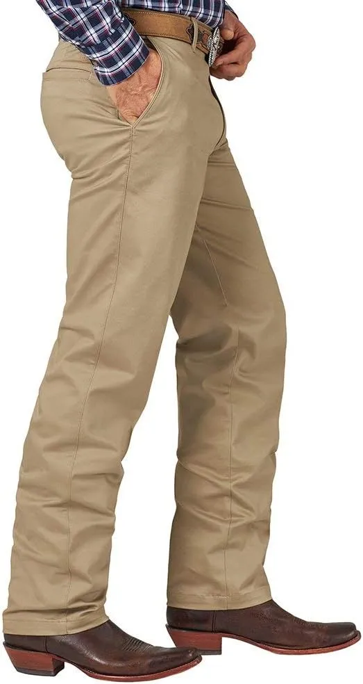 Wrangler Men's Casuals Black Flat Front Pants