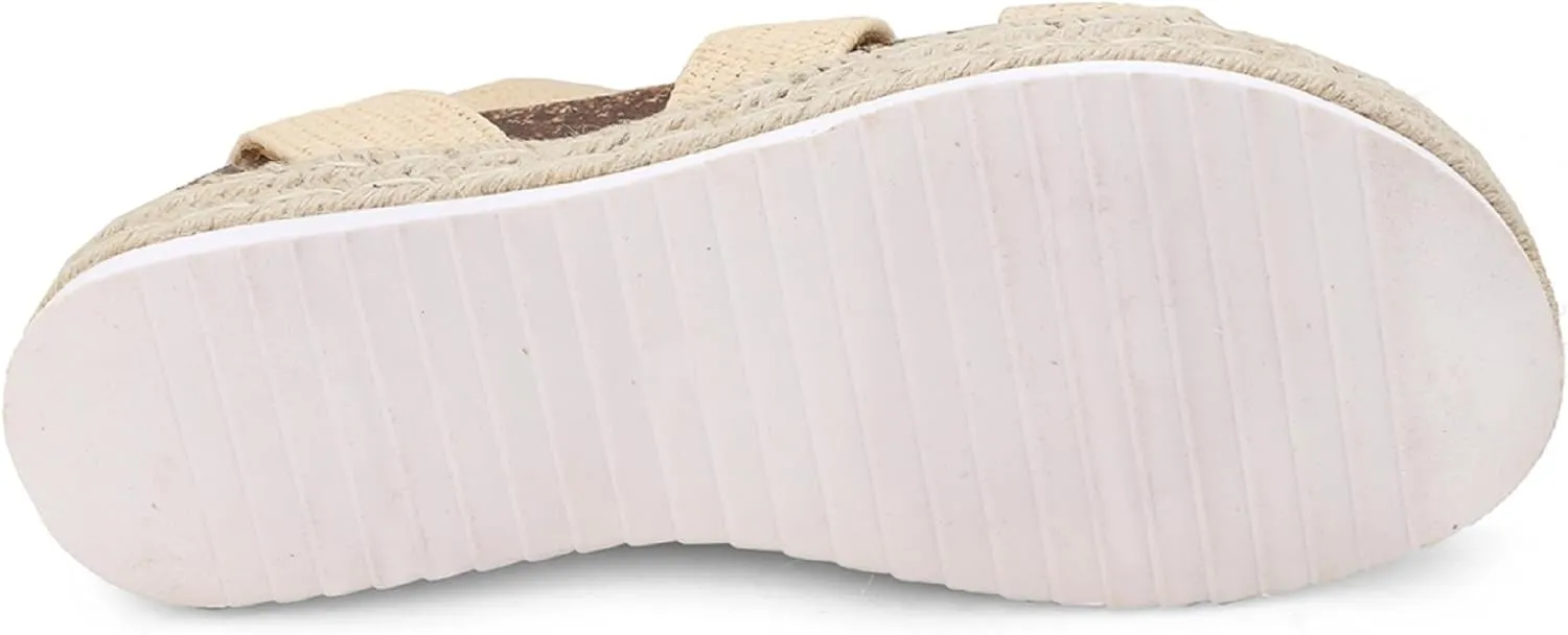 YOKI CHIARA-10 Women’s Sandal Platform Espadrille Wedge, Strappy Sandals for Women, Platform Sandals Women, Summer Sandals